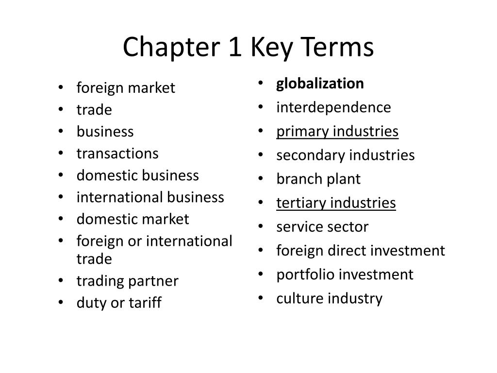 PPT - Chapter 1 Key Terms PowerPoint Presentation, free download - ID ...