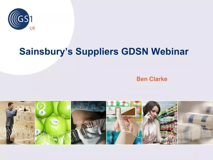 sainsbury s suppliers gdsn webinar