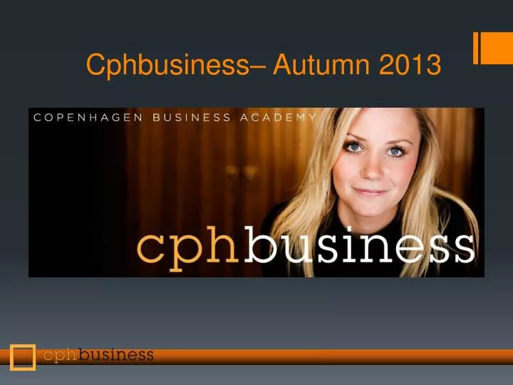 cphbusiness autumn 2013