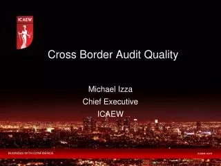 Cross Border Audit Quality