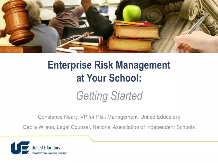 enterprise risk management at your school
