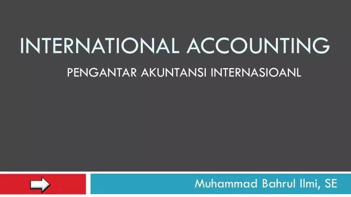 international accounting