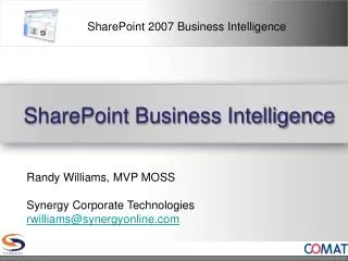 SharePoint Business Intelligence