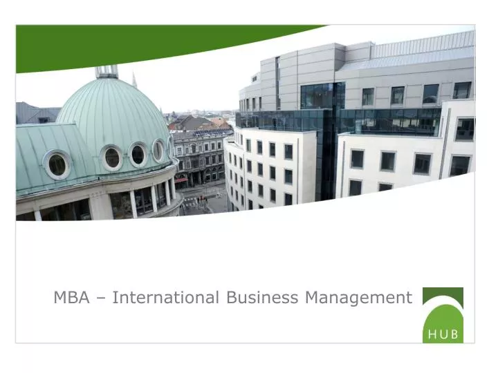 mba international business management