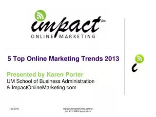 5 Top Online Marketing Trends 2013