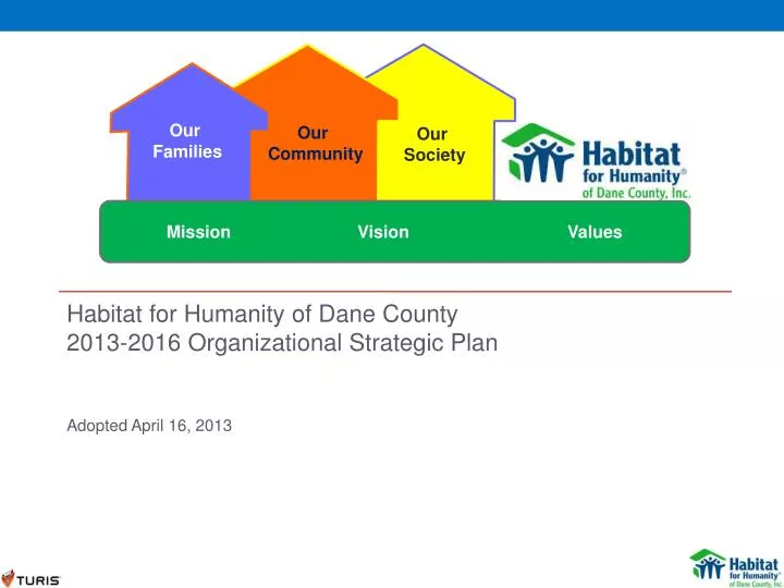habitat for humanity of dane county 2013 2016 organizational strategic plan adopted april 16 2013