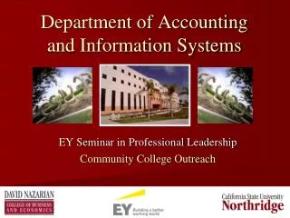 Department of Accounting and Information Systems