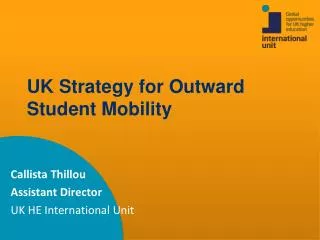 UK Strategy for Outward Student Mobility