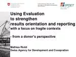Framework of Cooperation - slide 1
