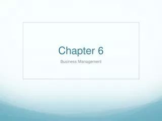 Chapter 6