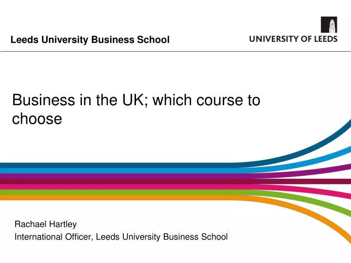 business in the uk which course to choose