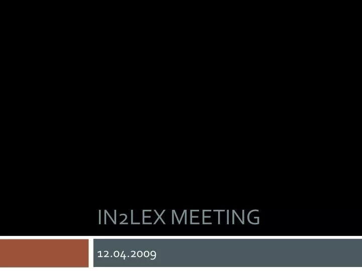in2lex meeting