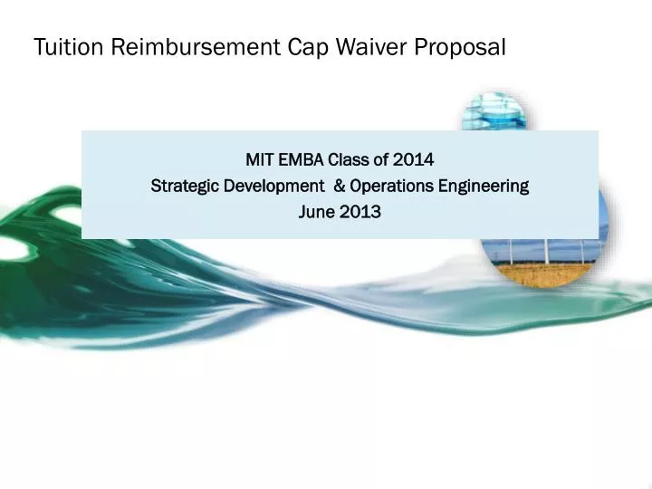 tuition reimbursement cap waiver proposal