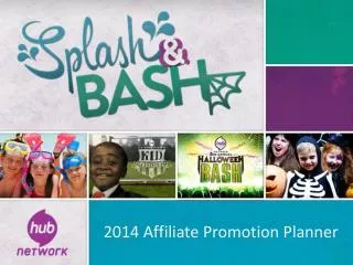 2014 Affiliate Promotion Planner