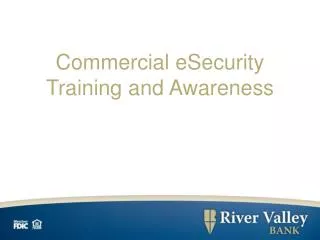 Commercial eSecurity Training and Awareness