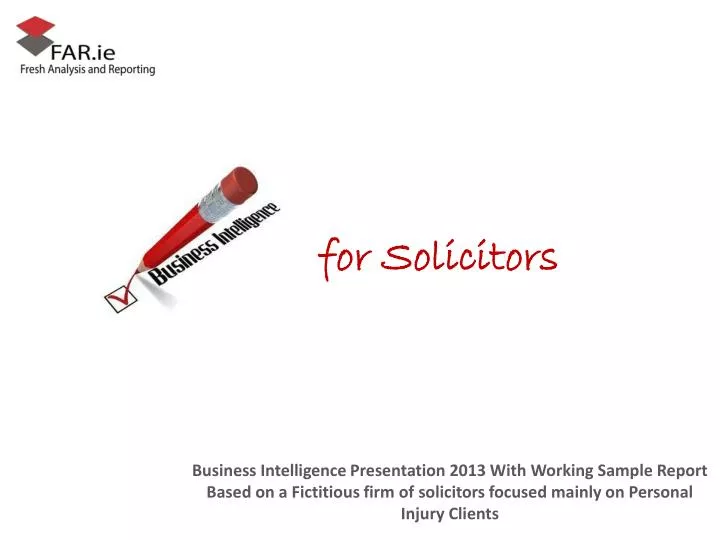 for solicitors