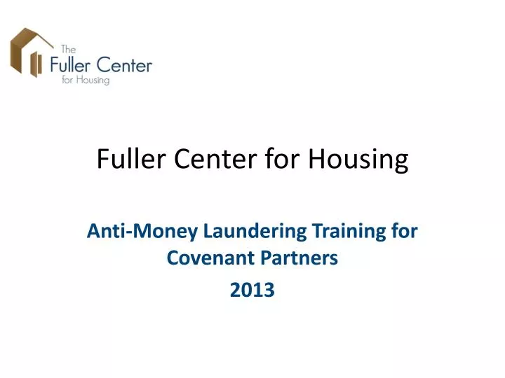 fuller center for housing