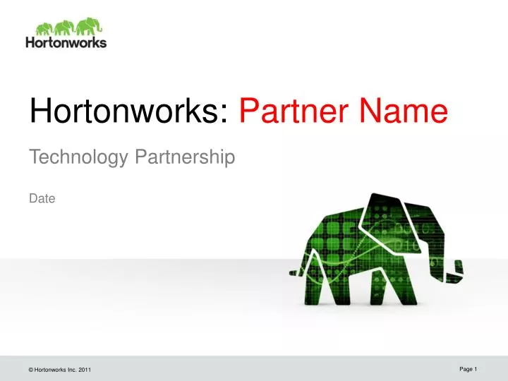 hortonworks partner name