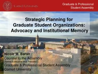 Graduate &amp; Professional Student Assembly
