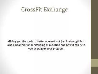 CrossFit Exchange