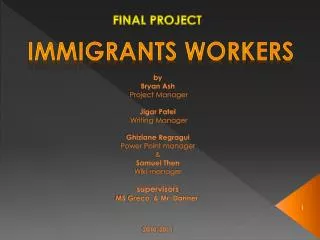 Immigrants Workers
