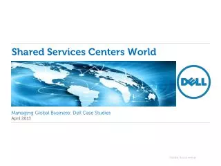 Shared Services Centers World