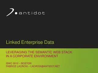 Linked Enterprise Data