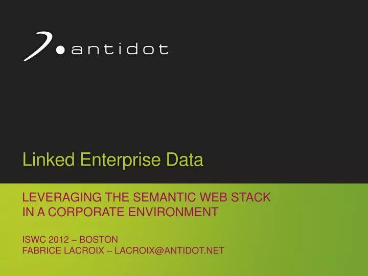 linked enterprise data