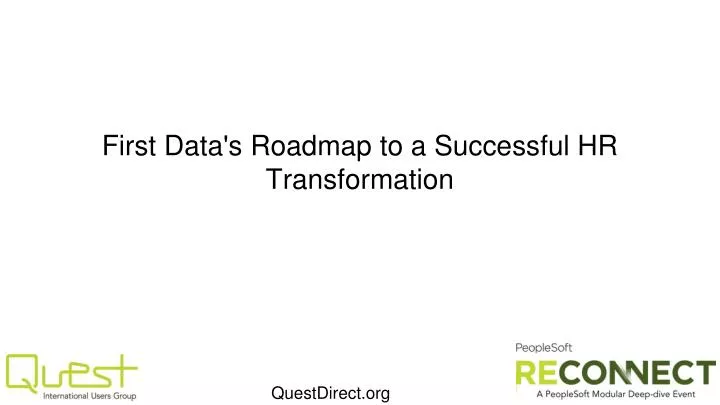 first data s roadmap to a successful hr transformation