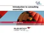 Introduction to consulting essentials - slide 1