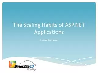 The Scaling Habits of ASP.NET Applications
