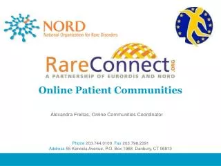 Online Patient Communities
