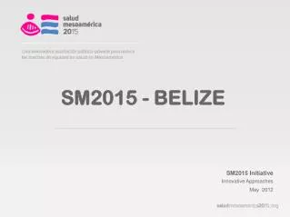 SM2015 - BELIZE
