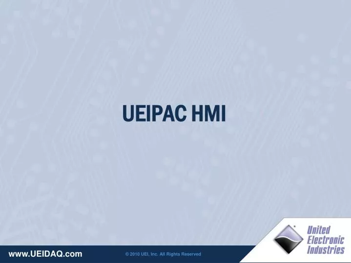 ueipac hmi