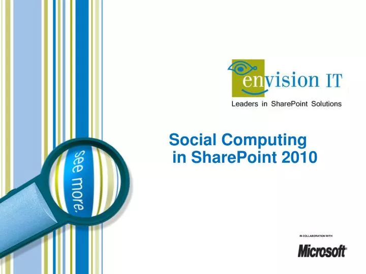 social computing in sharepoint 2010