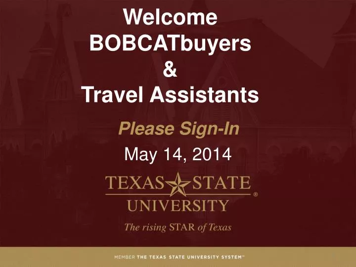 welcome bobcatbuyers travel assistants
