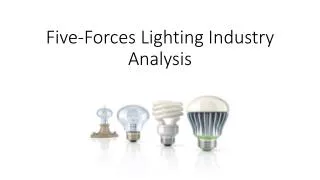 Five-Forces Lighting Industry Analysis