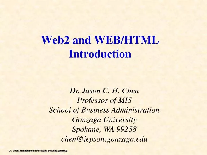 web2 and web html introduction