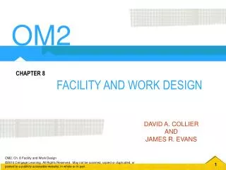 FACILITY AND WORK DESIGN