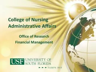 College of Nursing Administrative Affairs