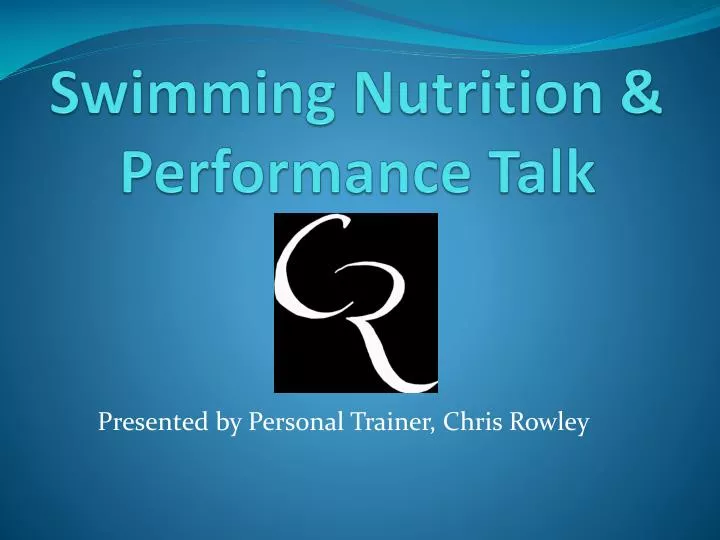 swimming nutrition performance talk