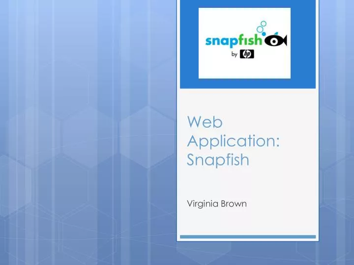 web application snapfish