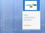 Web Application: Snapfish - slide 1