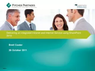 Delivering an integrated Intranet and Internet Service using SharePoint 2010