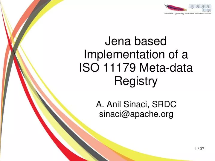jena based implementation of a iso 11179 meta data registry