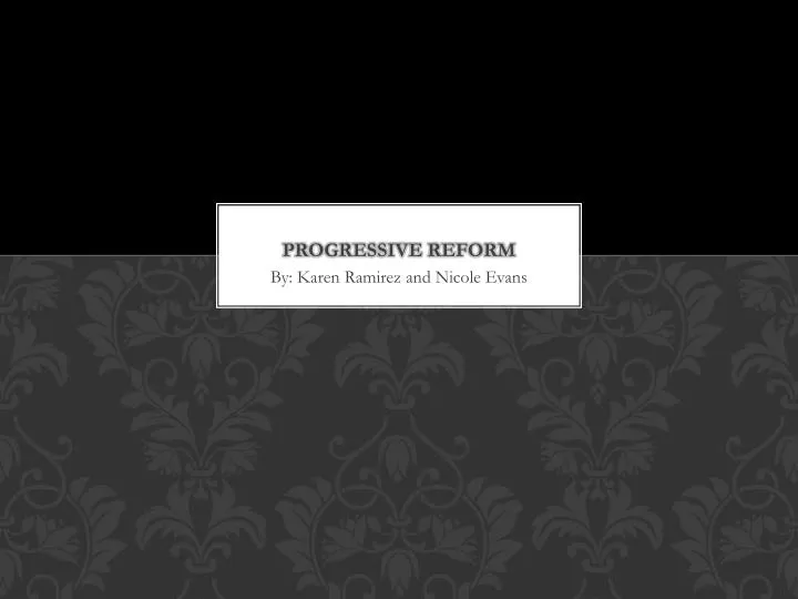 progressive reform