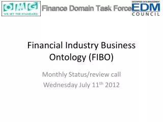 Financial Industry Business Ontology (FIBO)