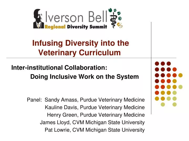infusing diversity into the veterinary curriculum