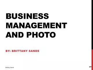 Business Management and photo