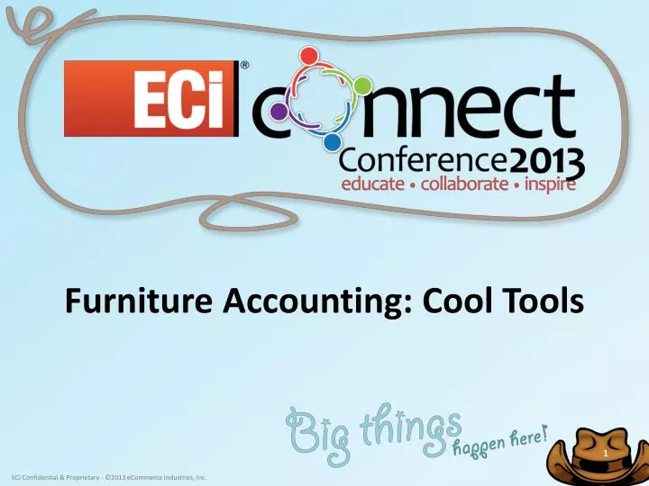 furniture accounting cool tools